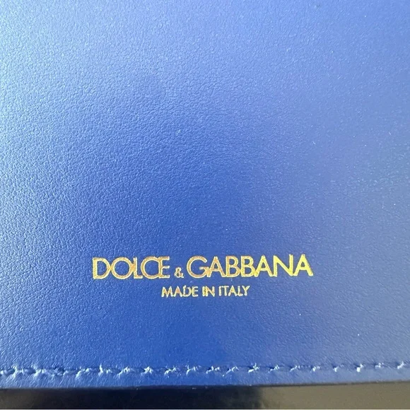 Dolce & Gabbana Blue Leather Bag Charm Accessory with Sea Motif Embellishment - Picture 3 of 13